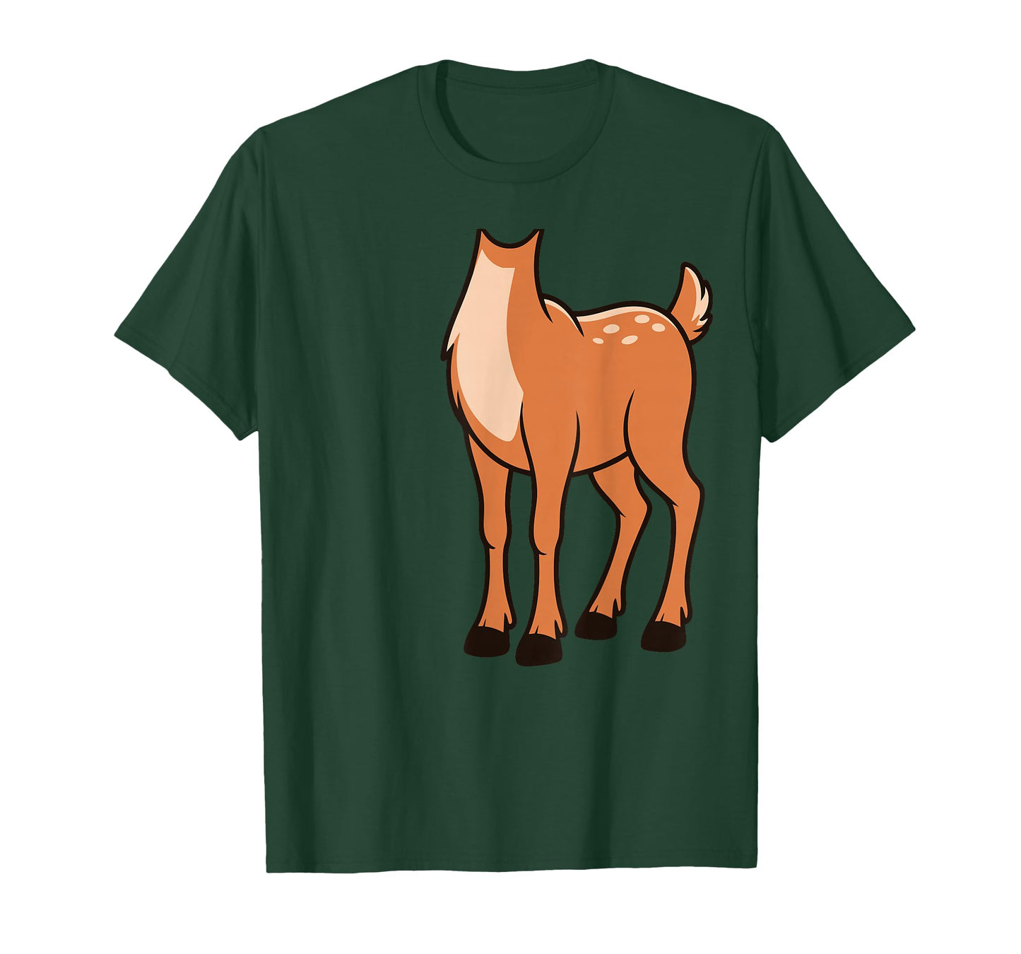 Reindeer Shirt Adult Kids Men Women Brown Deer Costume T-Shirt