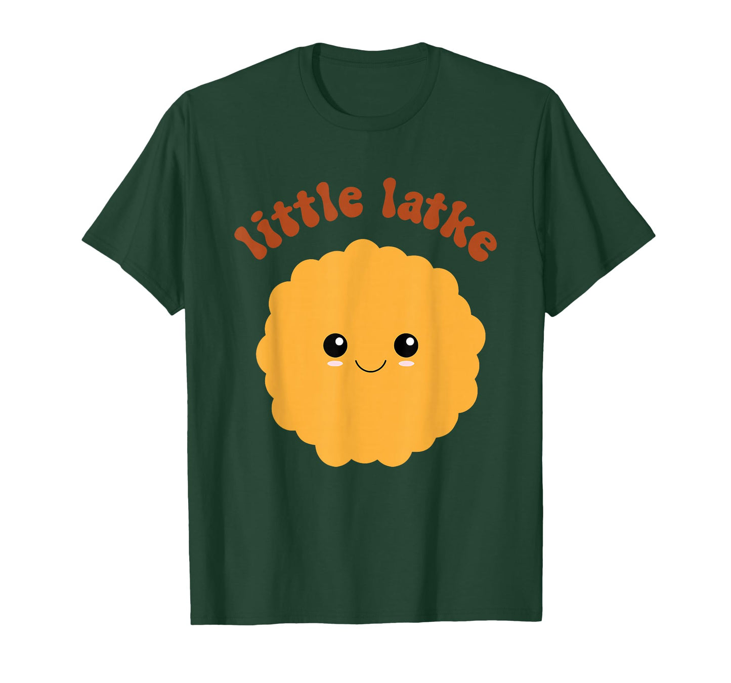 Little Latke Kawaii Hanukkah Holiday Kids Menorah Jewish T-Shirt