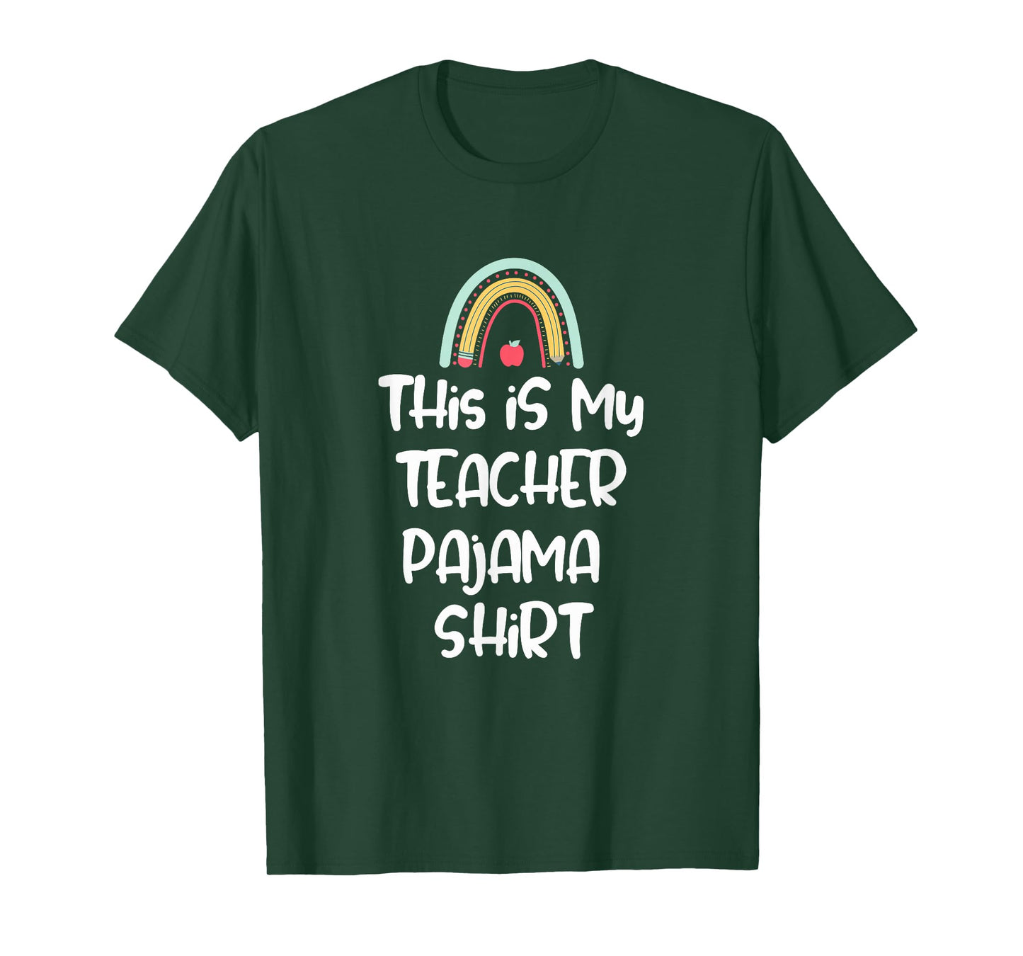 This is My Teacher Pajama Shirt, Funny Teacher Life Tee T-Shirt