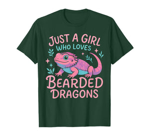 Bearded Dragon Just A Girl Who Loves Bearded Dragons T-Shirt