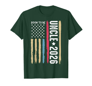 Soon to be Uncle 2026 Becoming New Uncle to be Announcement T-Shirt
