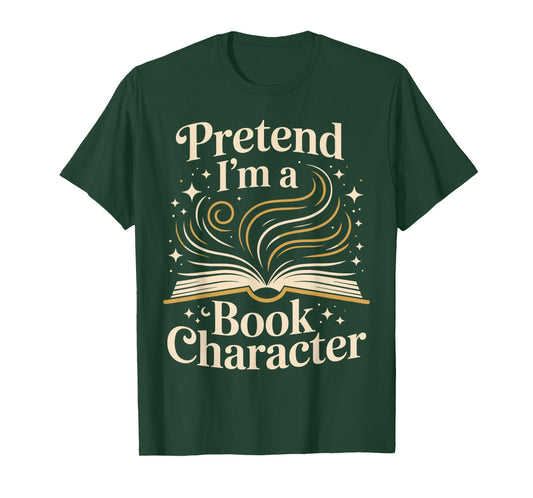 Pretend I'm A Book Character Costumes for Kids Halloween T-Shirt