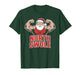North Swole, Christmas Workout, Santa Lifting Weights fitnes T-Shirt