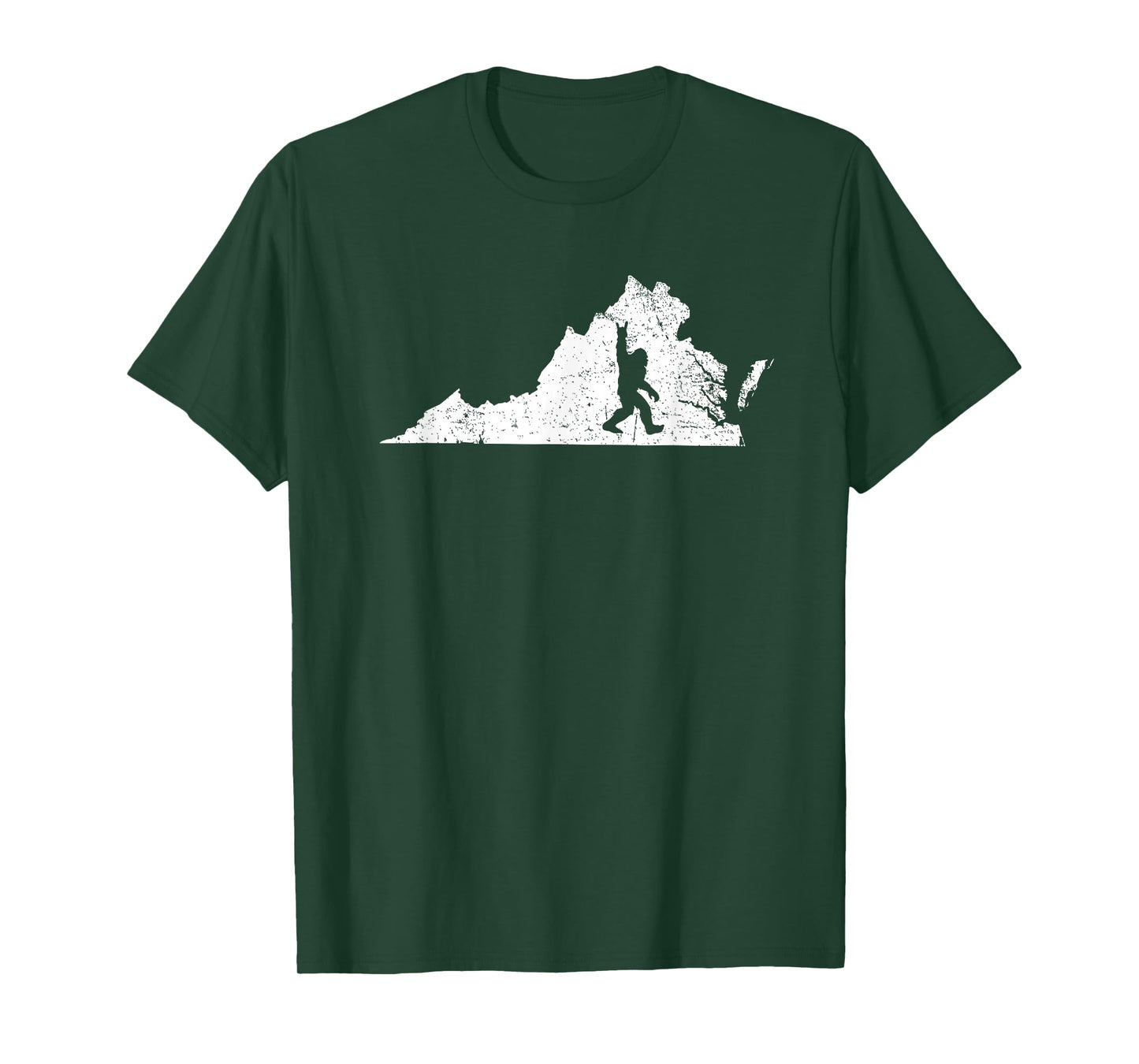 Virginia Bigfoot Sasquatch Funny Appalachian Men Kids T-Shirt