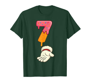 Matching Six Seven 6 7 Christmas Ice Cream Drip Xmas Santa T-Shirt