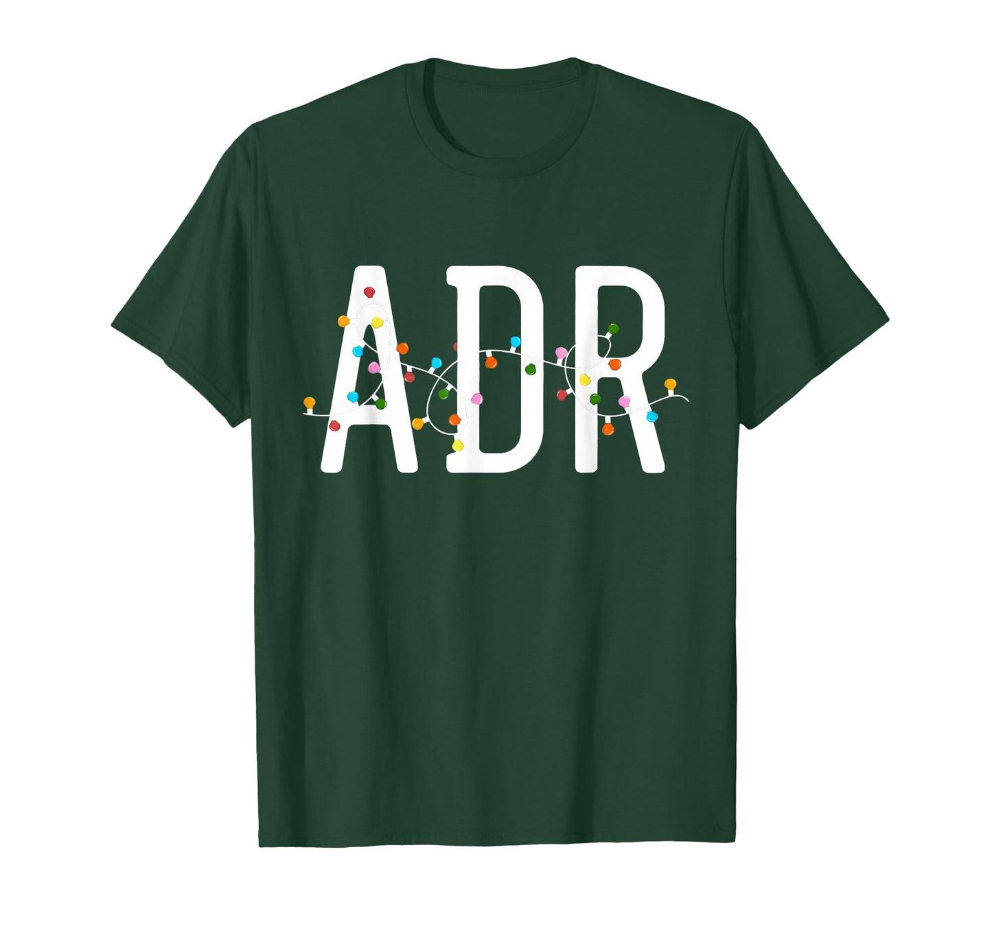 ADR Christmas Lights Doctor of Veterinary Medicine Xmas T-Shirt