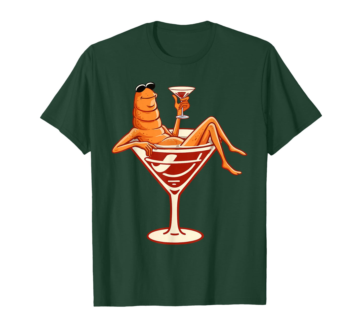Relaxed Marcus The Worm Cocktail Funny Marcus The Worm Meme T-Shirt