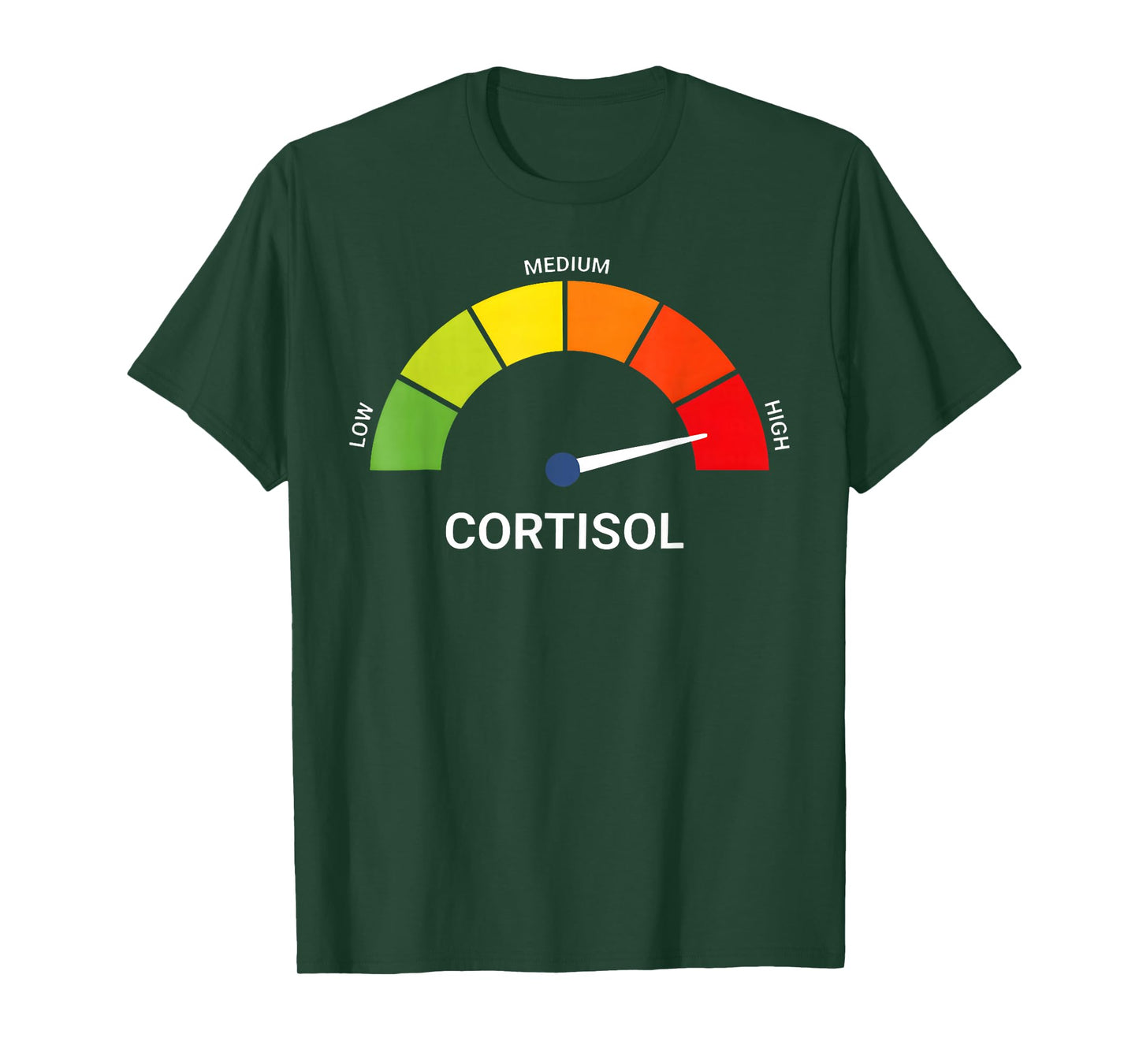 The Health Effects of High Cortisol Levels Funny Quote T-Shirt