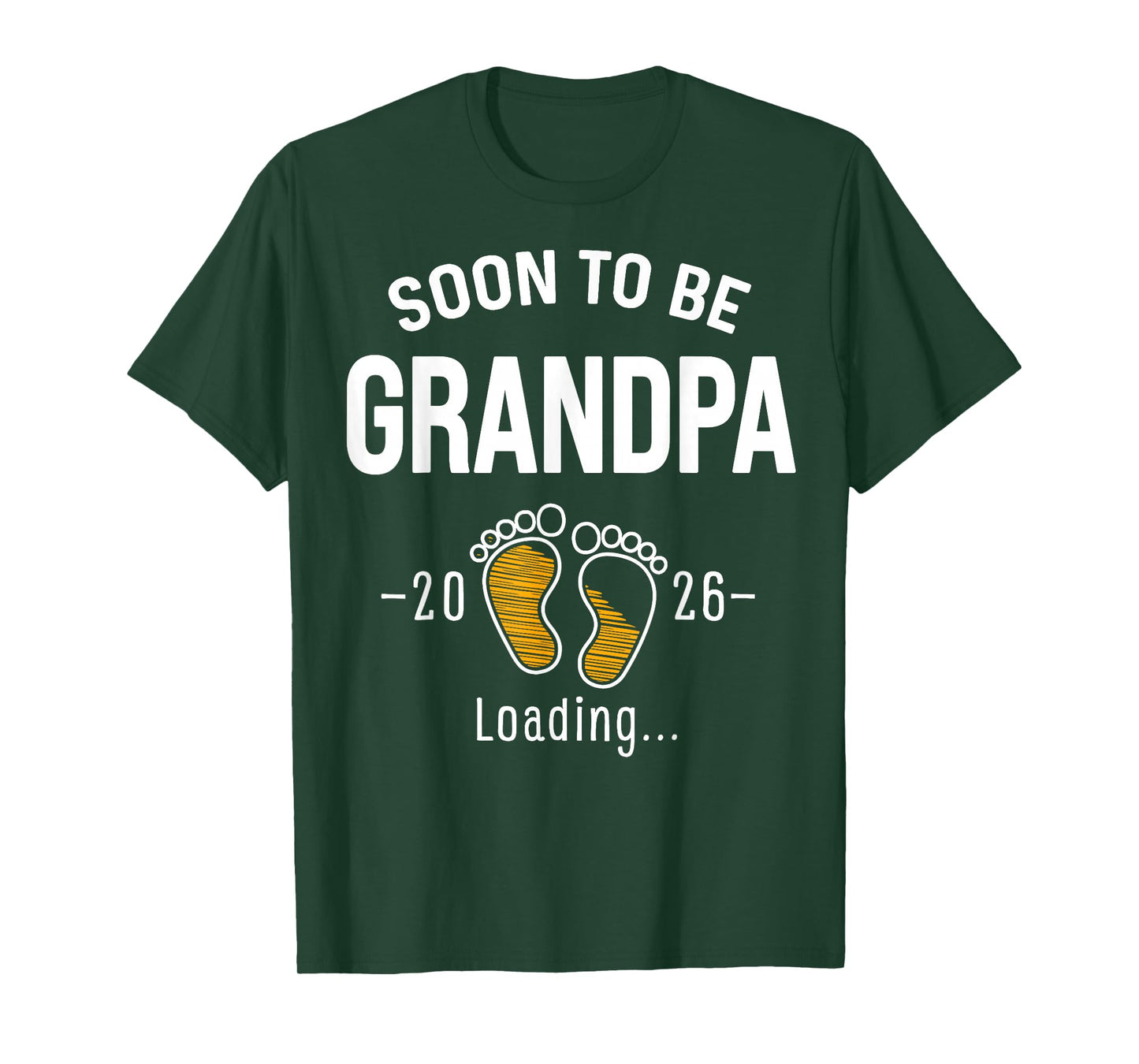 Soon to Be Grandpa 2026 Loading Funny Pregnancy Announcement T-Shirt