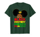 Black History Month Princess African Melanin Girls Toddler T-Shirt