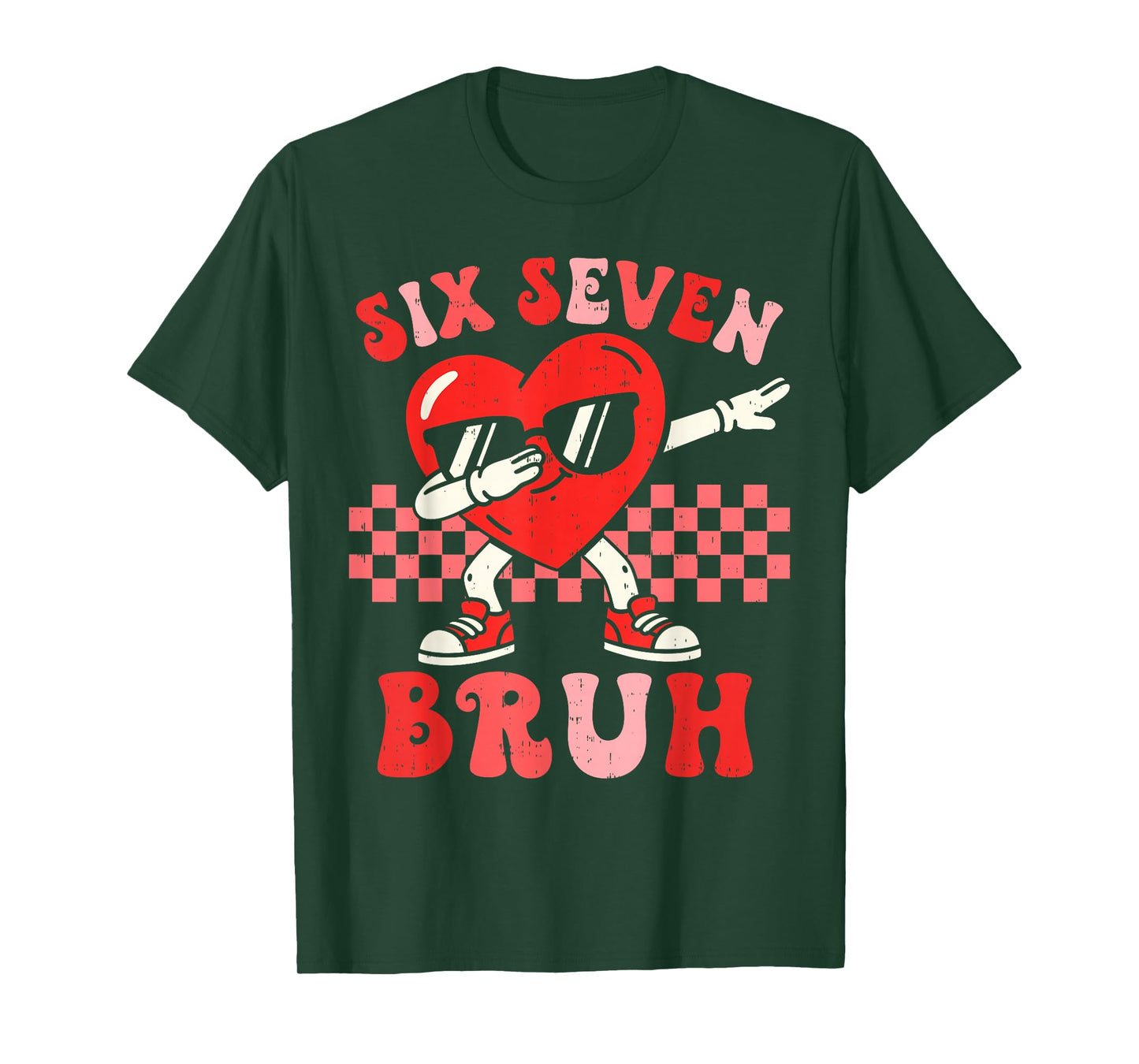 Six Seven 67 Meme Cool Valentine’s Day Teens Boys Girls Kids T-Shirt