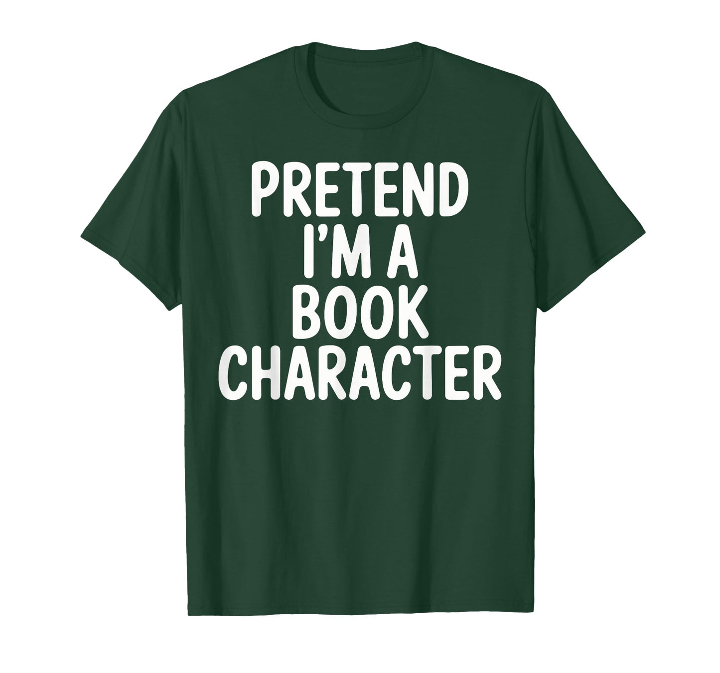 Pretend I'm A Book Character Costumes for Kids Halloween T-Shirt