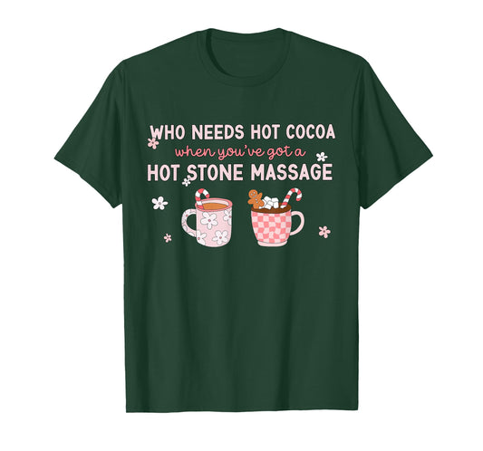 Licensed Massage Therapy Masseuse Therapist LMT Christmas T-Shirt