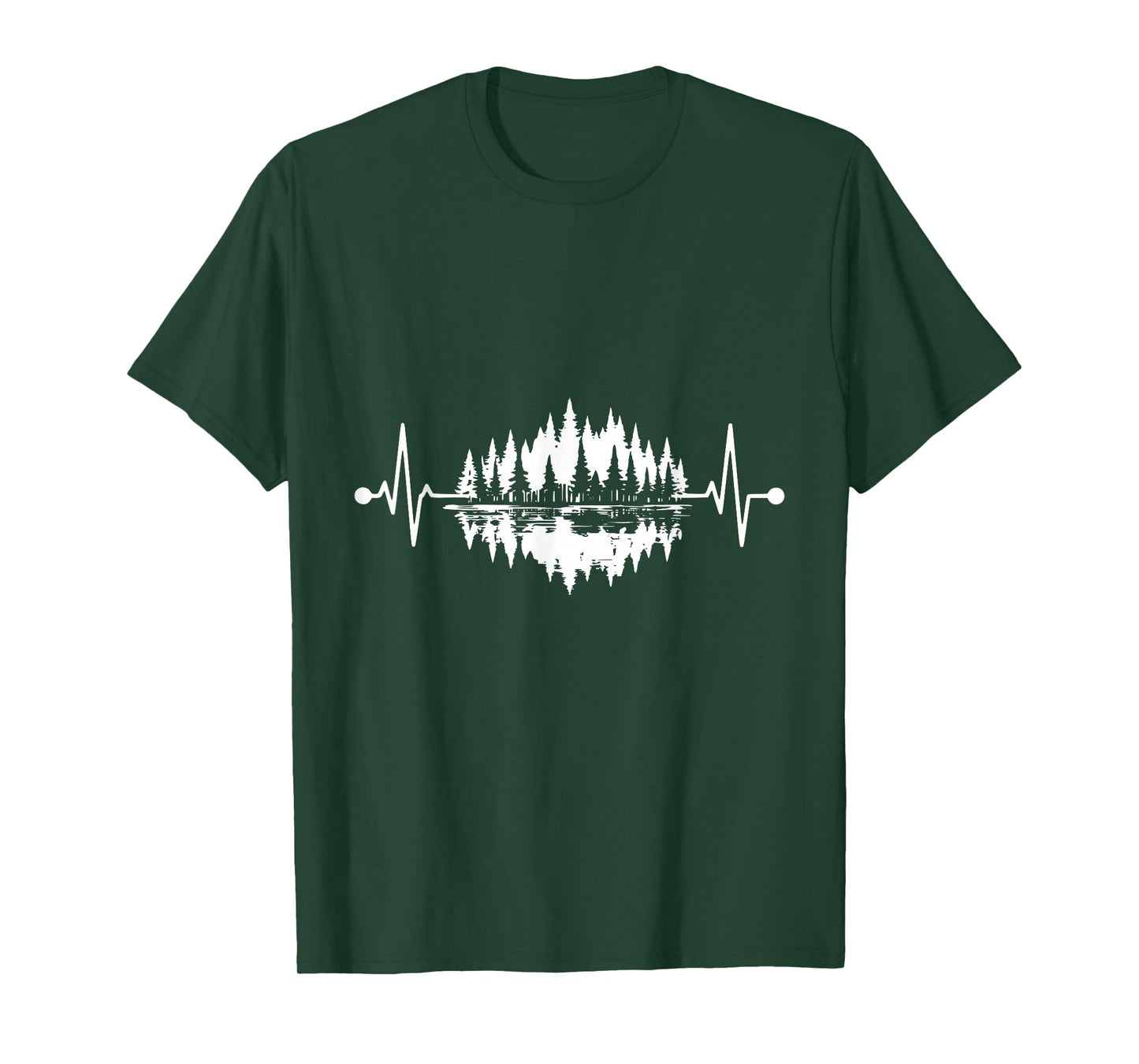 Trees Wildlife Nature Heartbeat Forest T-Shirt