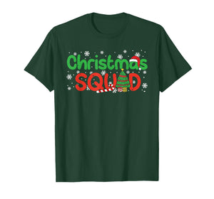 Christmas Squad Santa Dabbing Elf Family Matching Pajamas T-Shirt