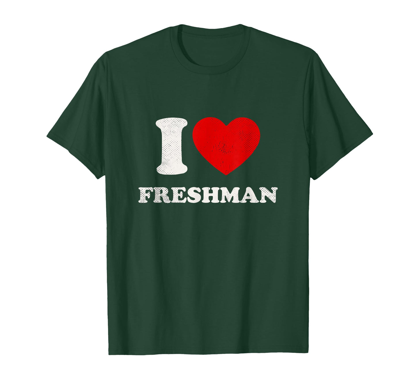I Heart Freshman Vintage Red Heart First Year Student Frosh T-Shirt