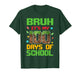 Bruh It's My 100 Days of School Pixel Video Game Student Boy T-Shirt