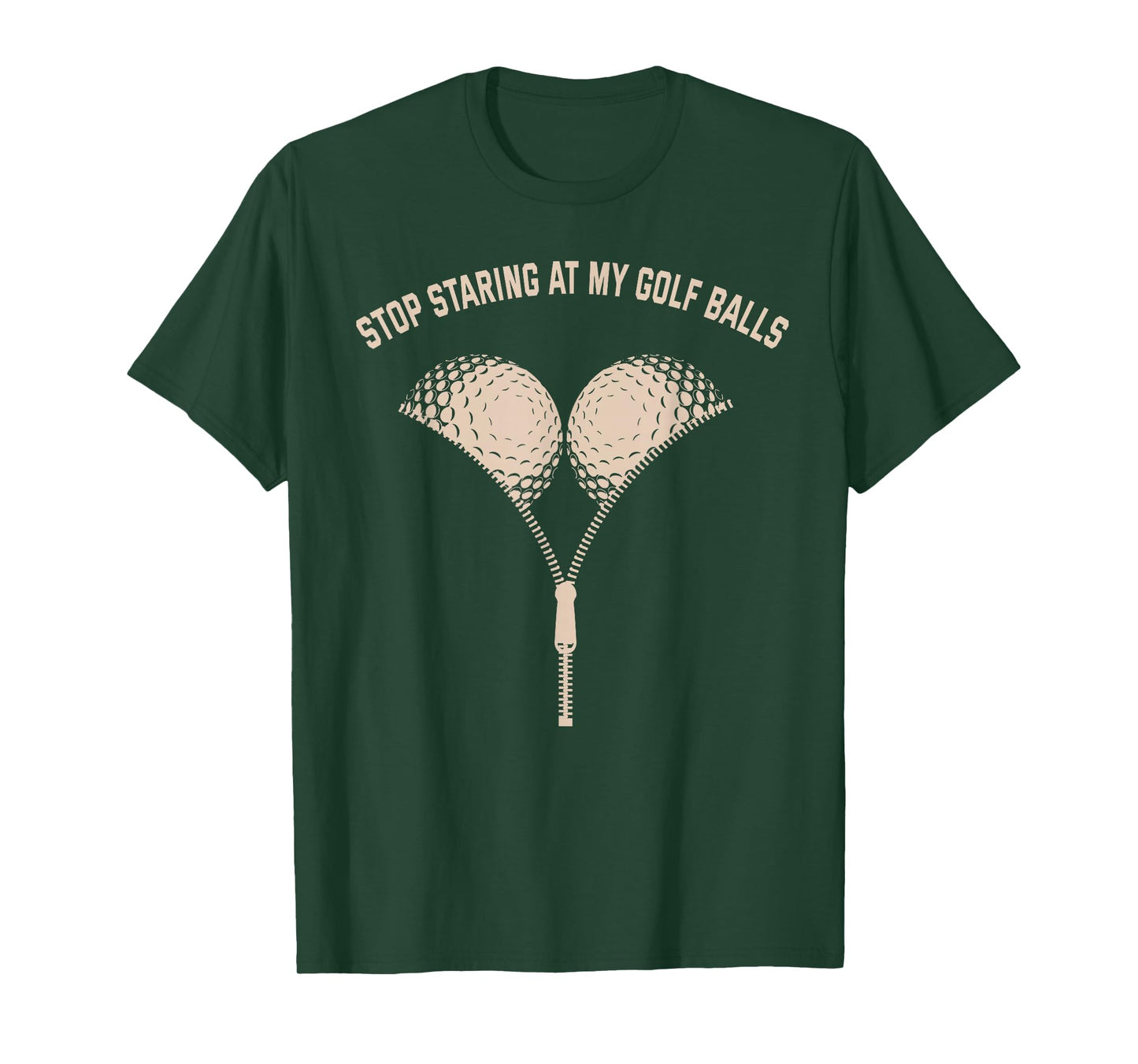 Funny Womens Golf Stop Staring at My Golf Balls T-Shirt