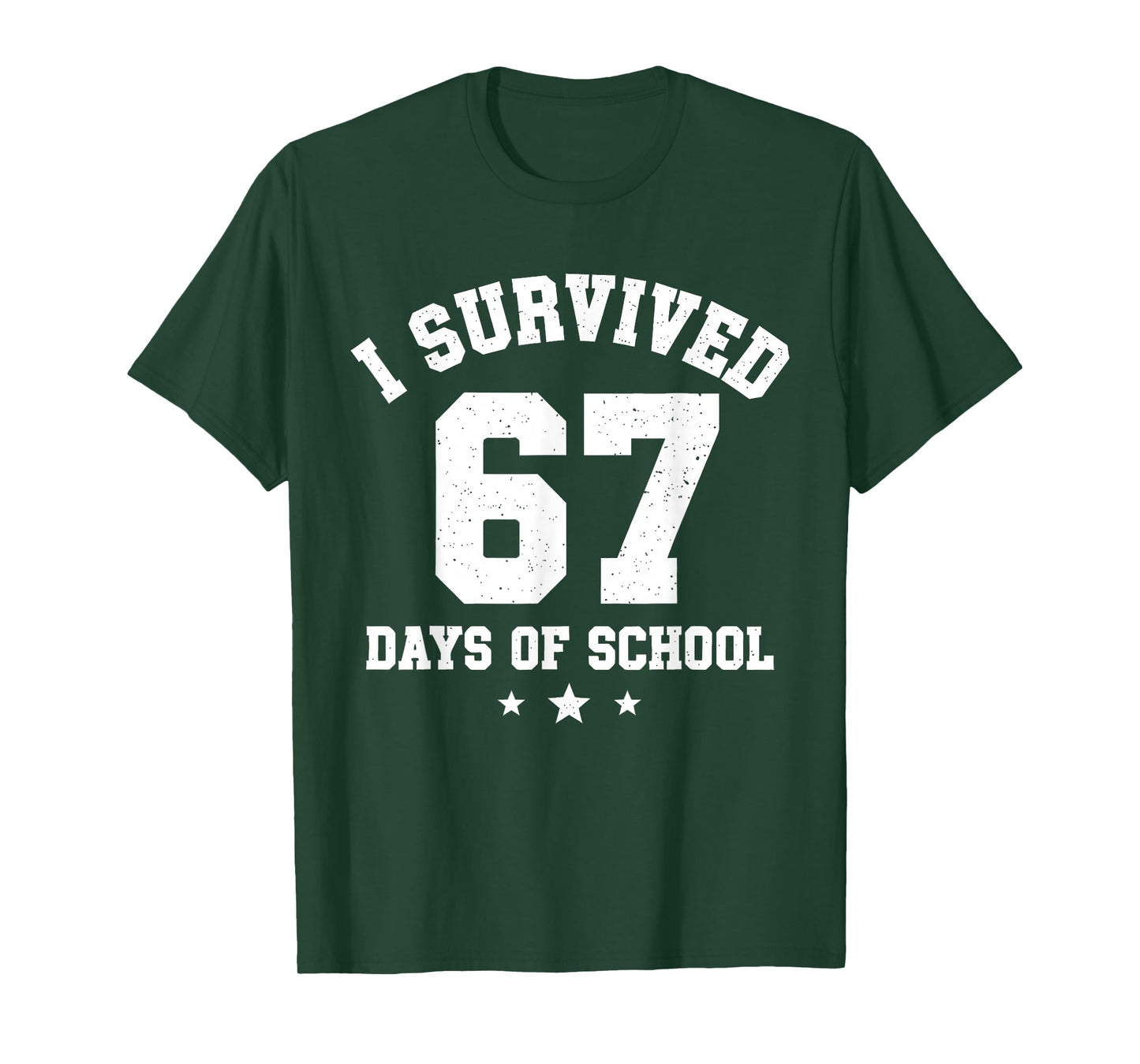 I Survived 67 Days of School Students Teachers 67 Meme Kids T-Shirt
