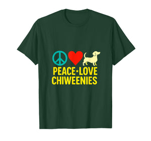 Peace Love Chiweenies - Dog Lover T-Shirt
