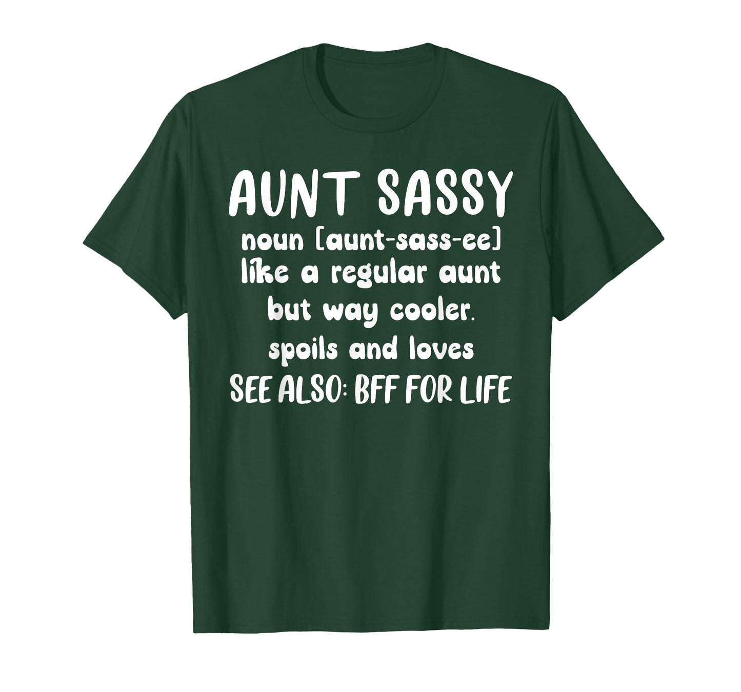 Aunt Sassy Definition Funny Aunt T-Shirt