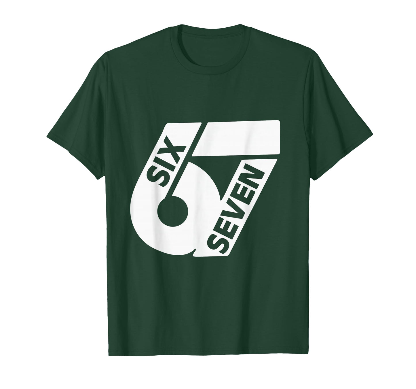 Six Seven Cool Meme 67 Funny Number T-Shirt
