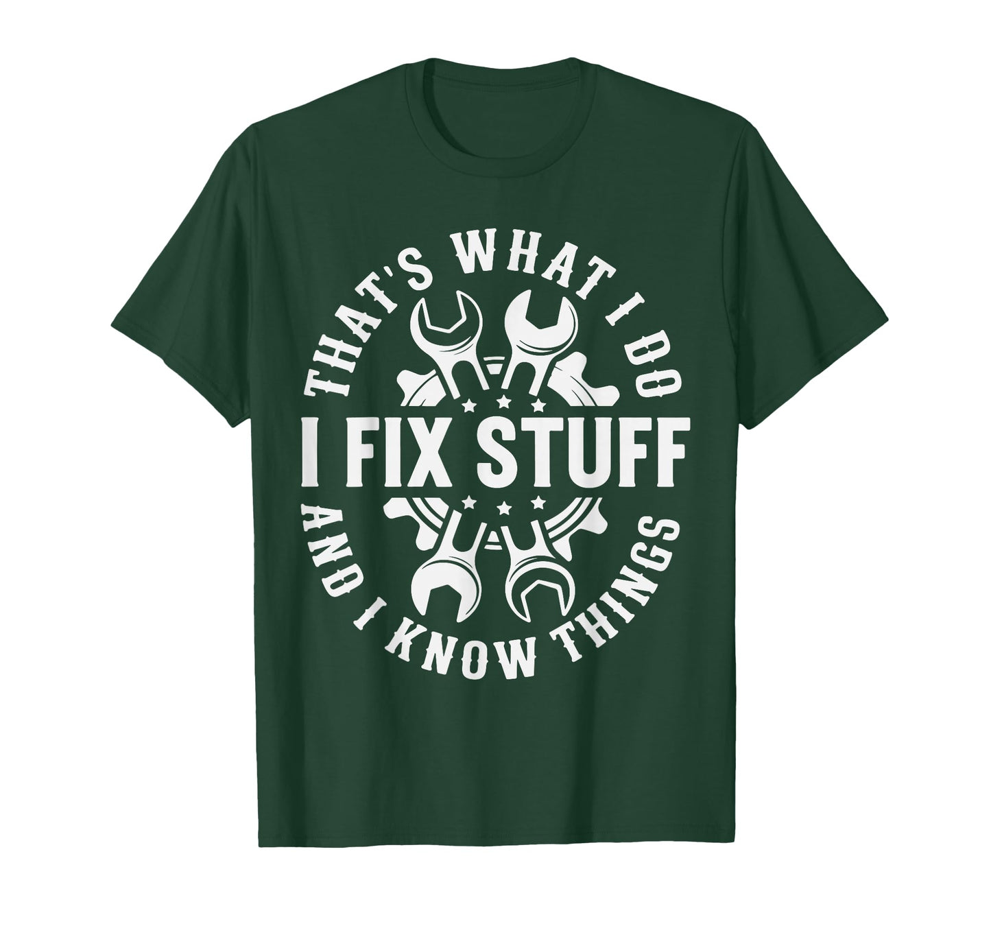 Handyman Fix Stuff Gag DIY Home Repair Tools Fixologist Dad T-Shirt