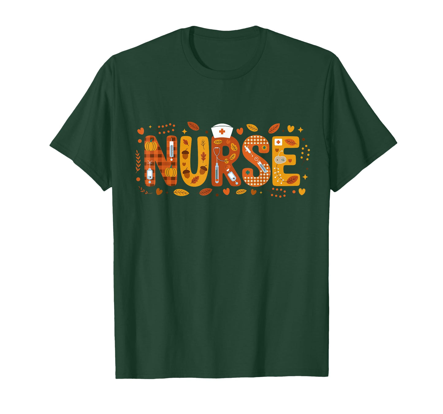 Thanksgiving Nurse Fall Nurse Cute T-Shirt
