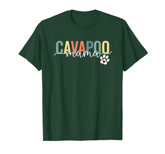 Mom Cavapoo Mama Dog Mom Cavapoo Mother's Day T-Shirt