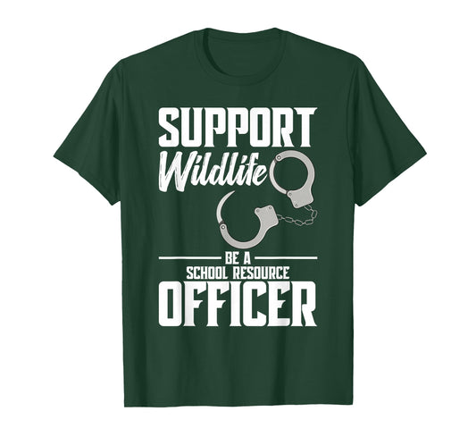 School Resource Officer Security Appreciation Support SRO T-Shirt