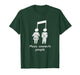 Music Connects People Music Lover Fan Minimalist Hand-Drawn T-Shirt