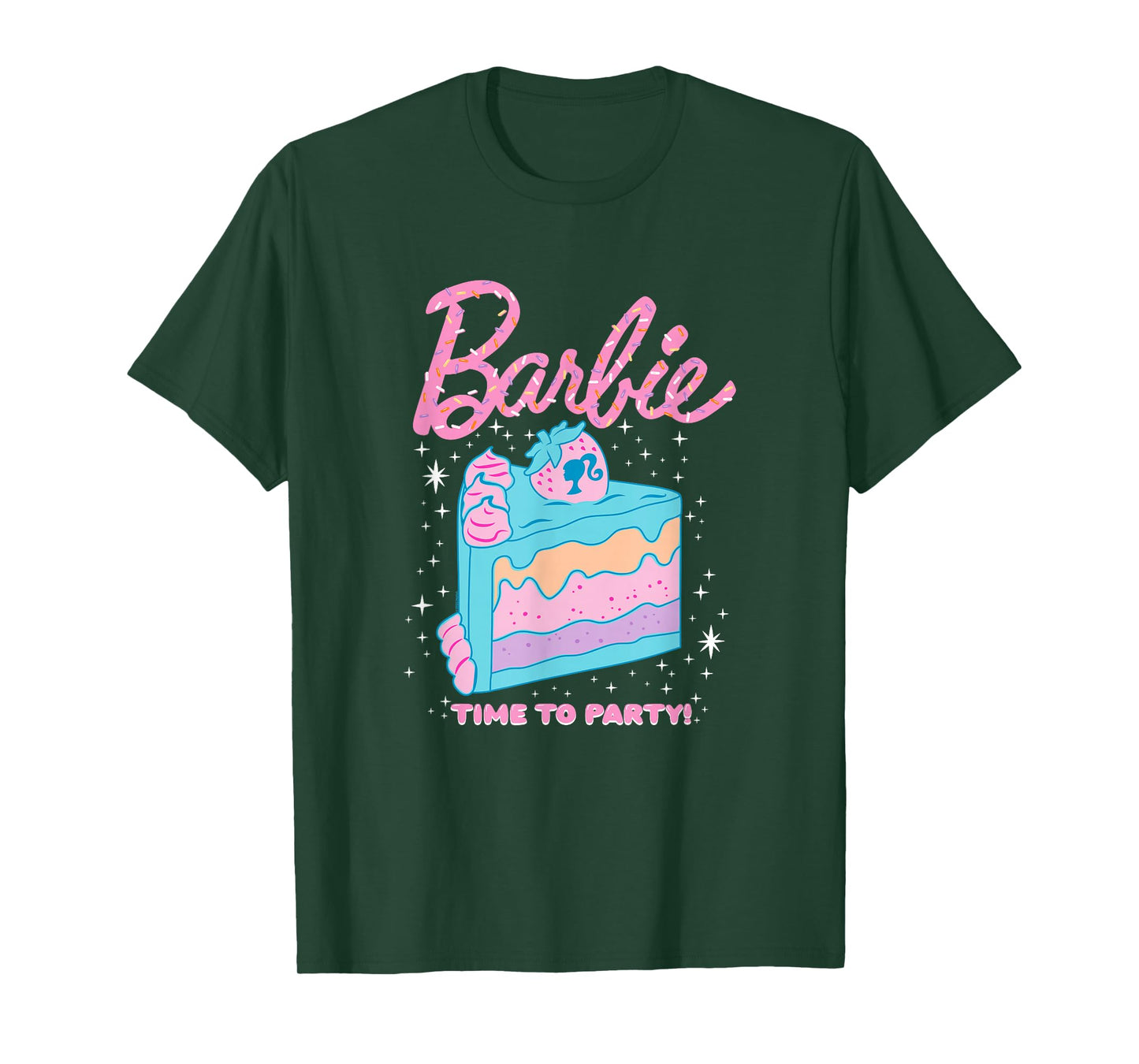 Barbie Birthday Sprinkles & Cake T-Shirt