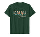 Retro Kauai Hawaii Hawaiian Design T-Shirt