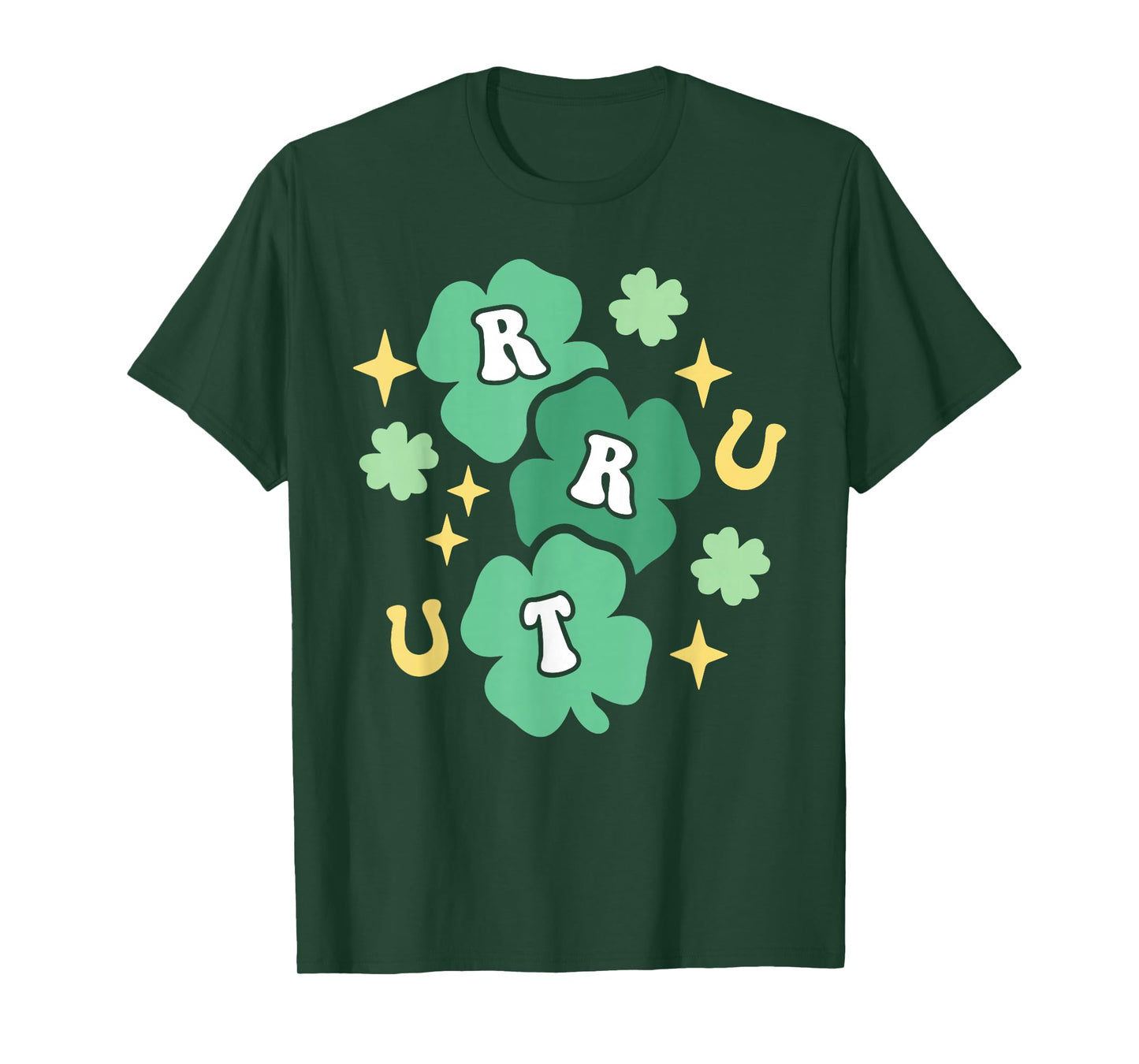 Shamrock RRT Registered Respiratory Therapist Patrick's Day T-Shirt