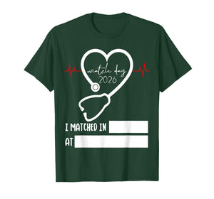 Match Day 2026 Future Doctor Physician Residency Fill in T-Shirt