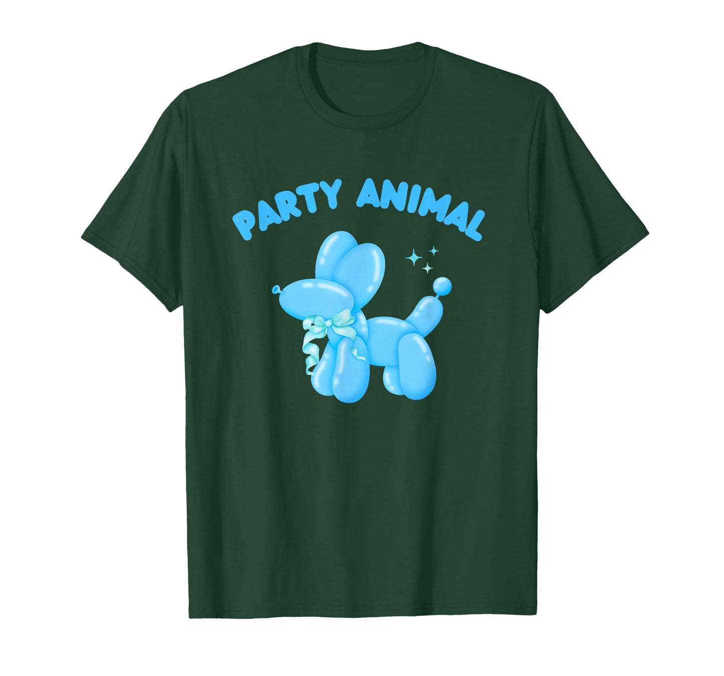 Party Animal Balloon Dog Fun Birthday Adults Kids Pop Art T-Shirt