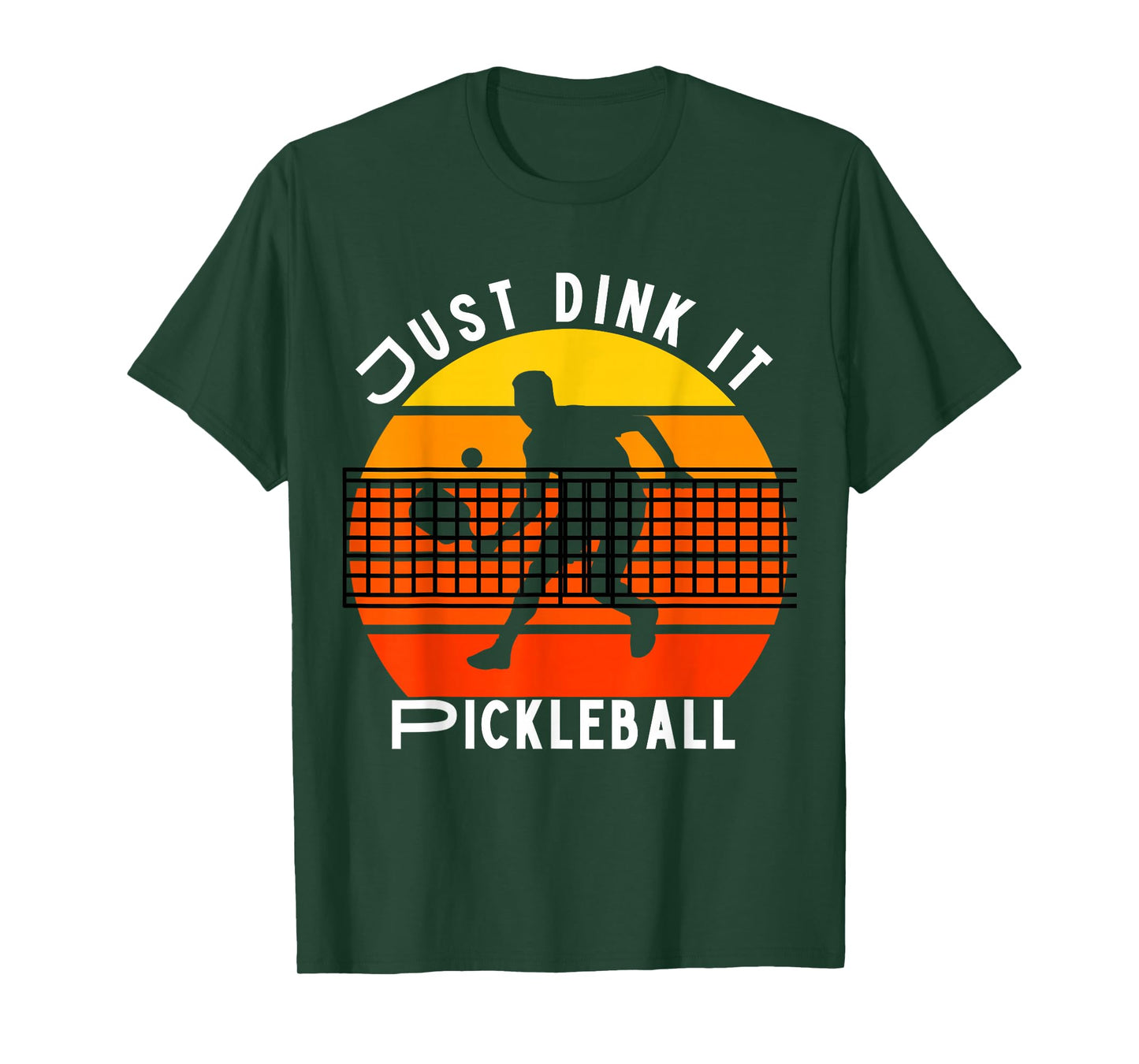 Just Dink it Pickleball Player Paddle net for mom dad Uncle T-Shirt