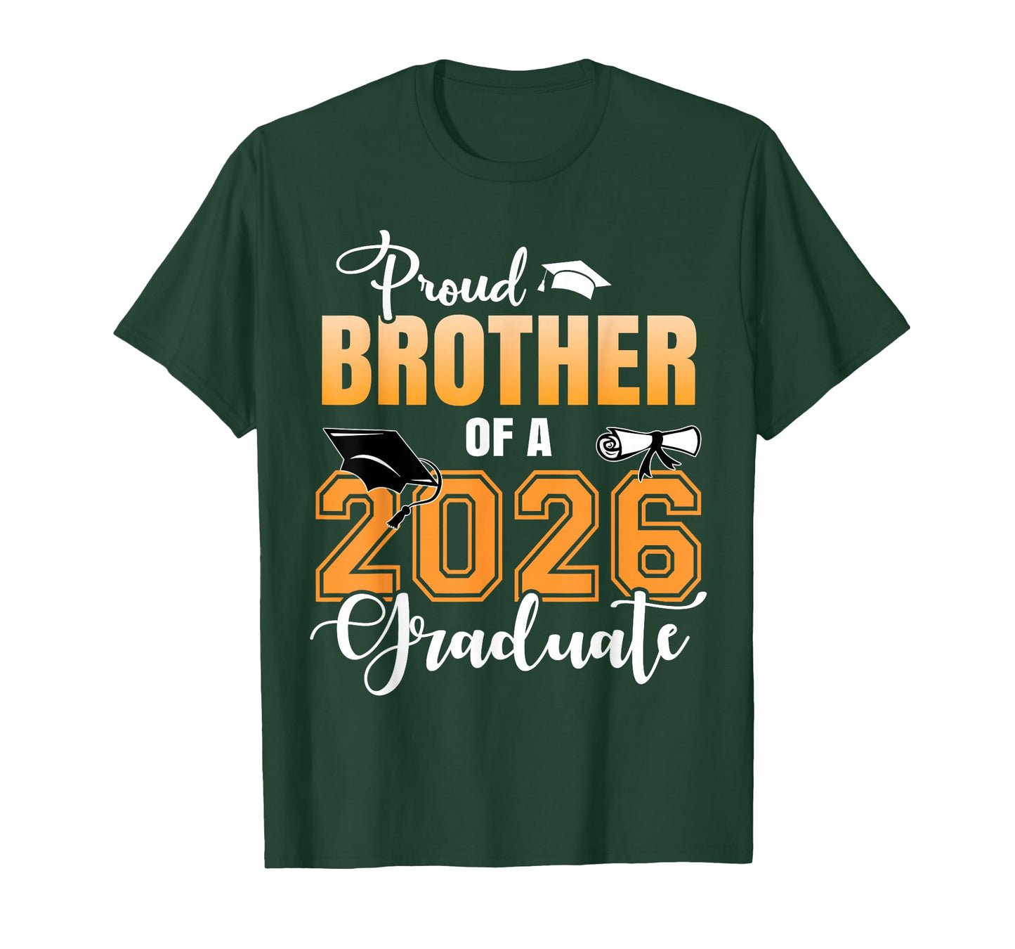 Proud Brother of A 2026 Graduate Graduation Brother 2026 T-Shirt