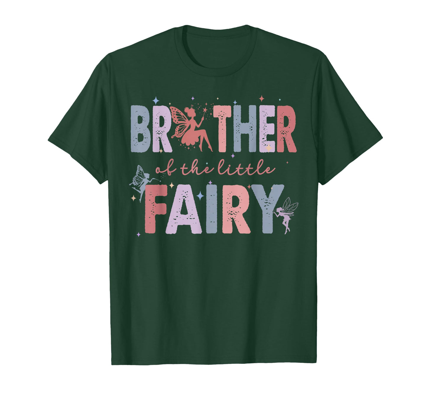 Brother of The Little Fairy First Birthday Girl Party T-Shirt