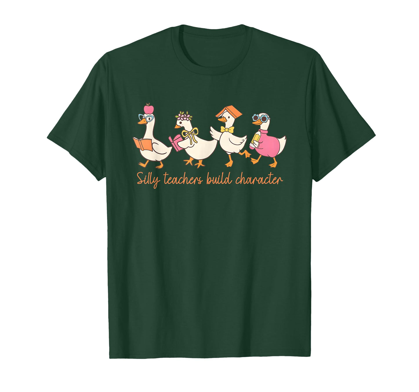 Silly Teacher Goose Appreciation Teachers Day Funny Meme T-Shirt