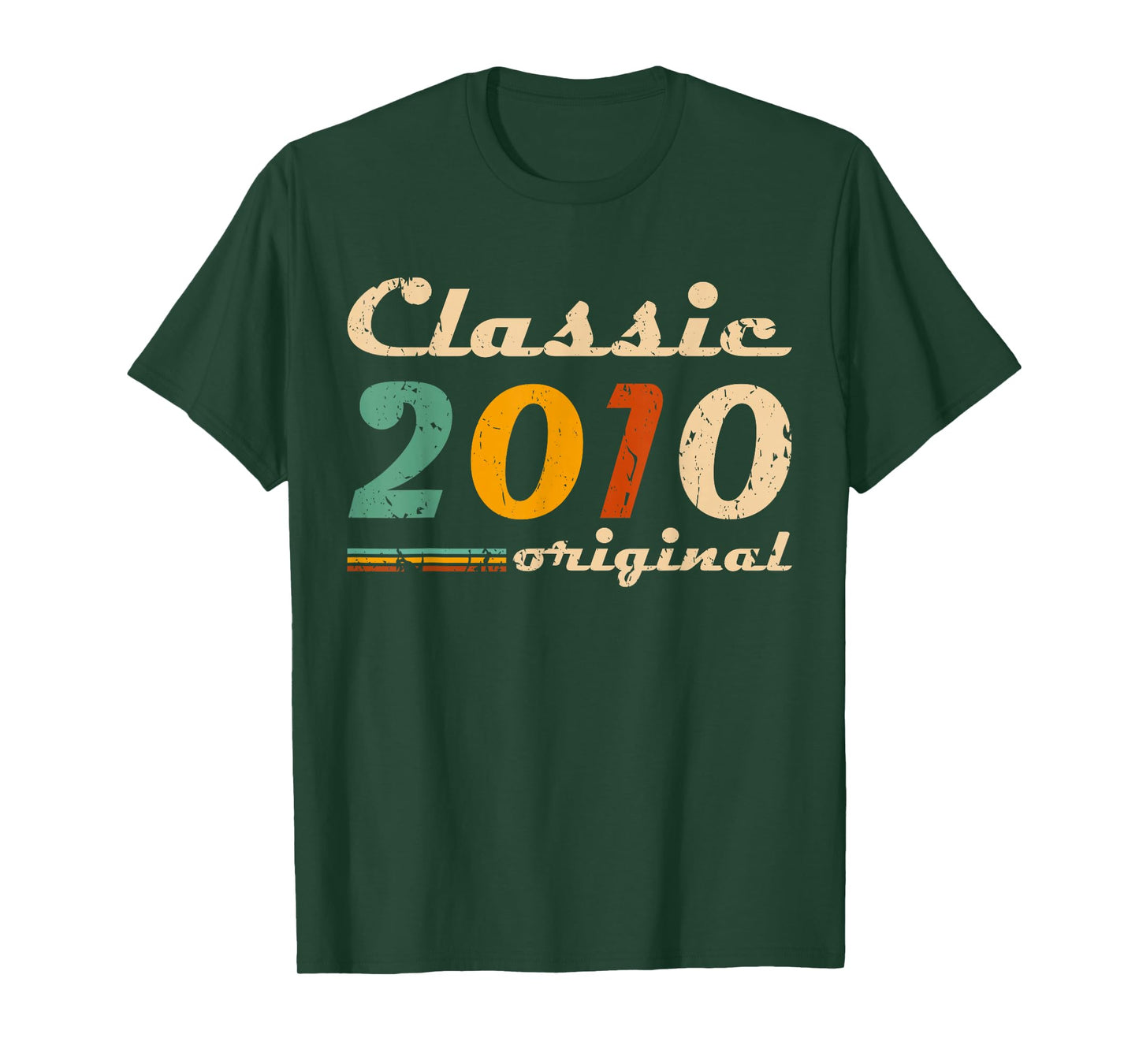 Classic 2010 Original Men Women Birth of Birthday Vintage T-Shirt