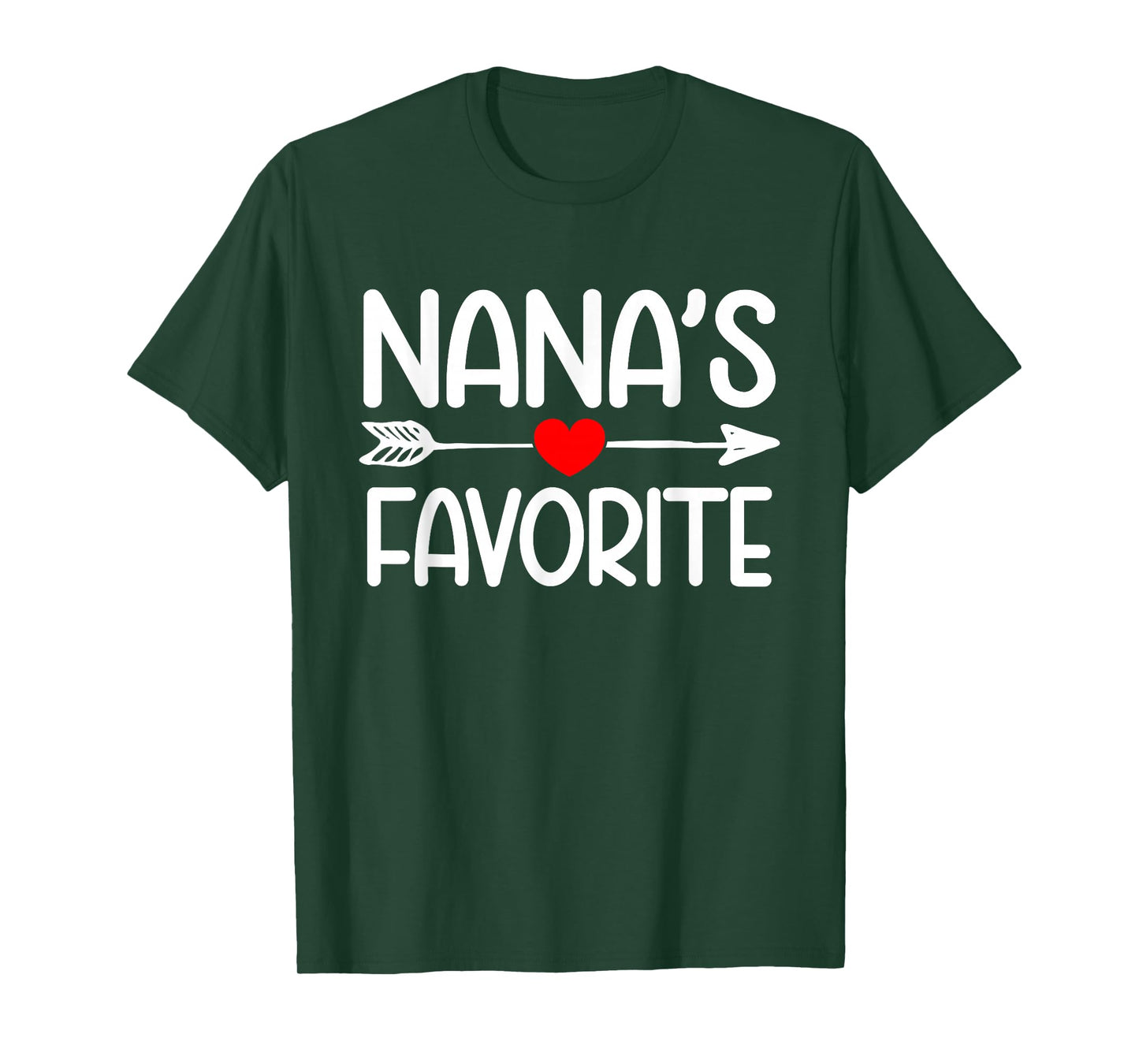 Nana's Favorite Grandchild Baby Grandson Granddaughter T-Shirt