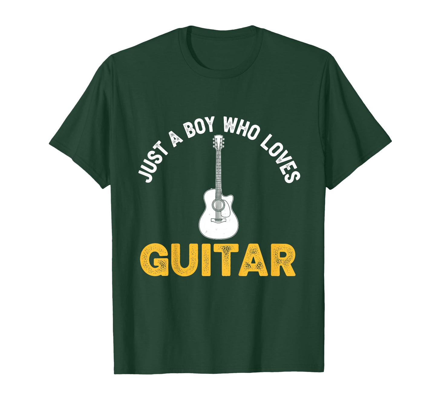 Kids Just A Boy Who Loves Guitar T-Shirt