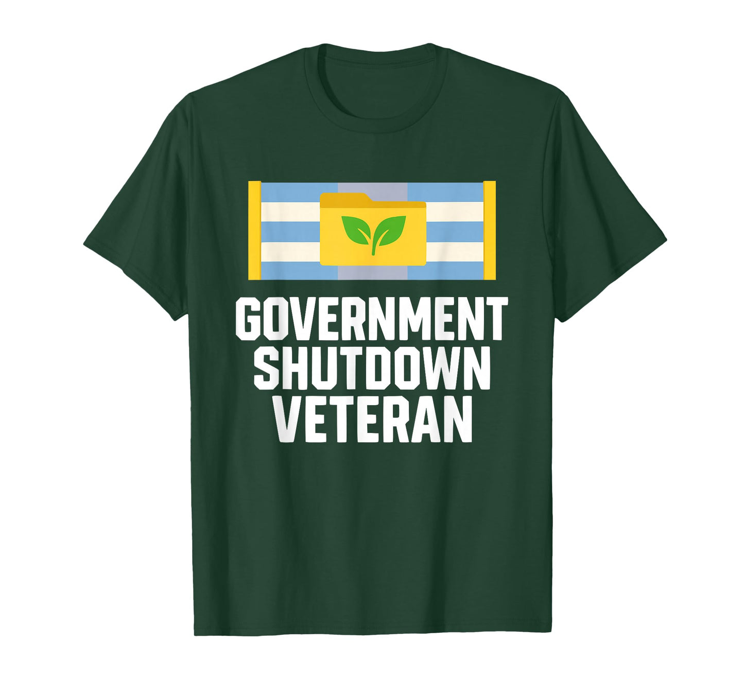 Retro Vintage Government Shutdown Veteran T-Shirt