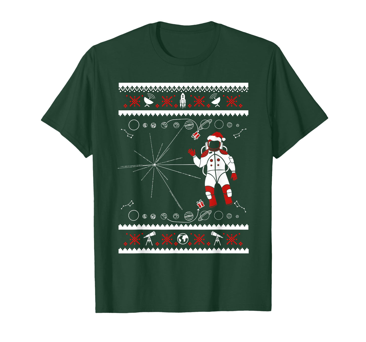 Science Astronaut Christmas Men Women Kids Funny Space T-Shirt