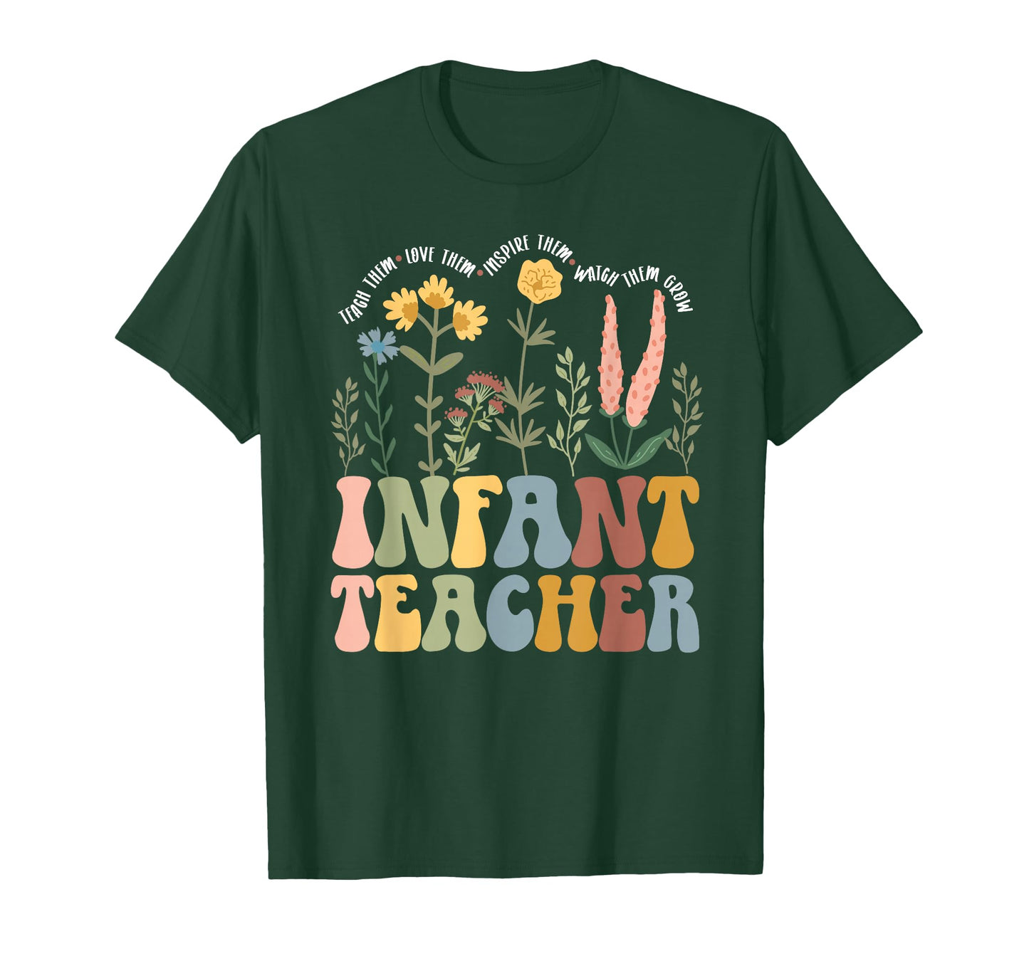 Infant Teacher Appreciation Infant Teaching Groovy T-Shirt