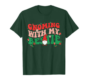 Gnome Twinning with My Bestie Funny Matching Christmas T-Shirt