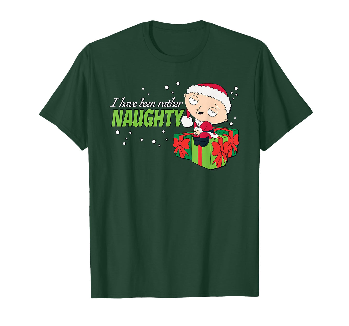 Family Guy Santa Stewie Funny Cartoon T-Shirt