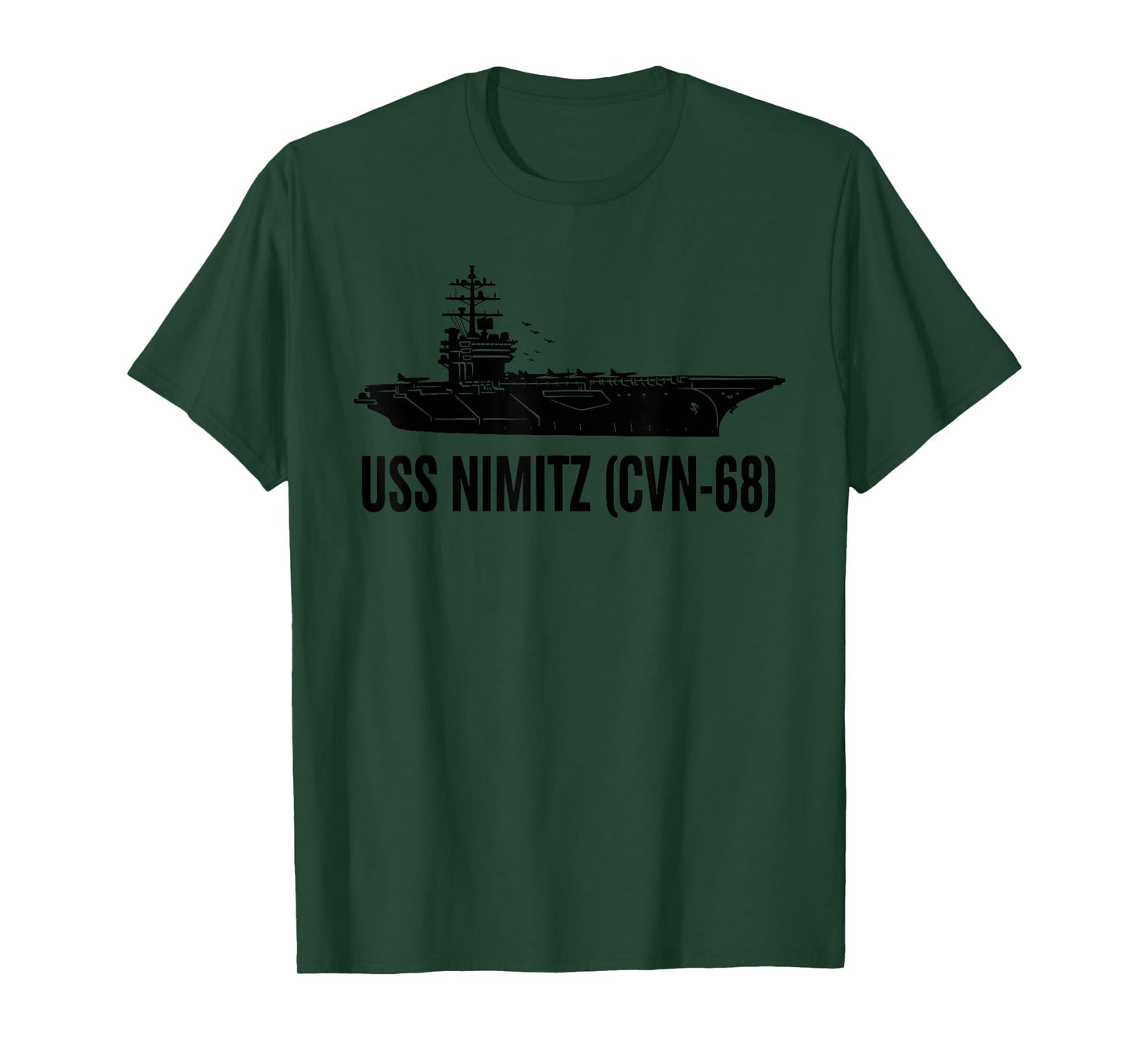 USS Nimitz Men Women CVN-68 Aircraft Carrier USS Nimitz T-Shirt