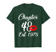 Chapter 48 EST 1978 48th Lips Theme Birthday Party T-Shirt
